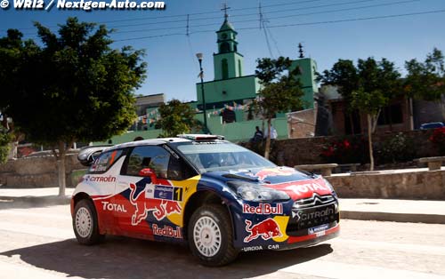 Loeb reste le plus rapide à Leon