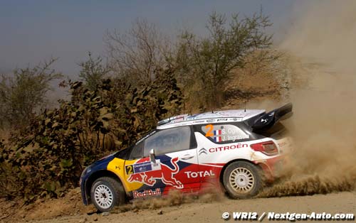 Les Citroën DS3 WRC se positionnent