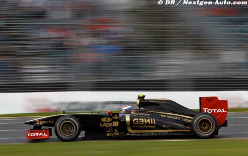 Lotus Renault triste pour Heidfeld