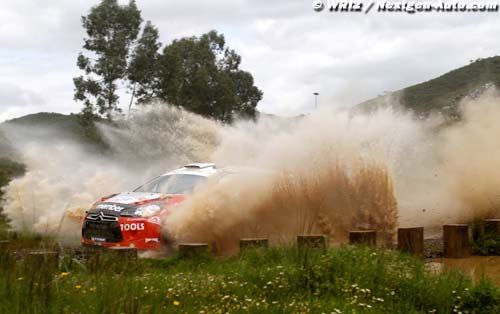 SS16: Solberg flies in the Portugal rain