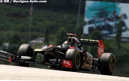 Lotus Renault GP a renversé la (…)