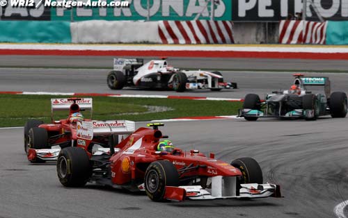 Massa et Alonso sont satisfaits des (…)