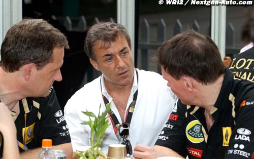 Jean Alesi is proud of Lotus Renault GP