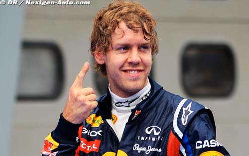 Vettel's victory-finger 'annoy