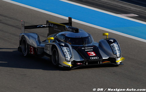 Le Mans Test Day: New Audi R18 dominates