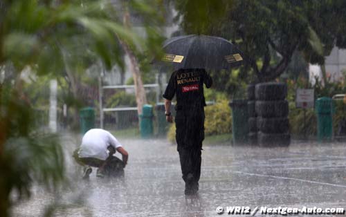 F1 writers find wet weather in Turkey