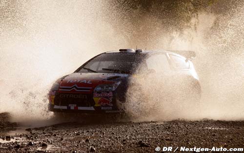 Loeb heads a Citroen 1-2-3