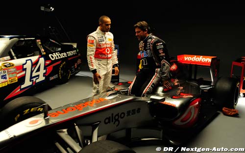 Lewis Hamilton and NASCAR star Tony (…)