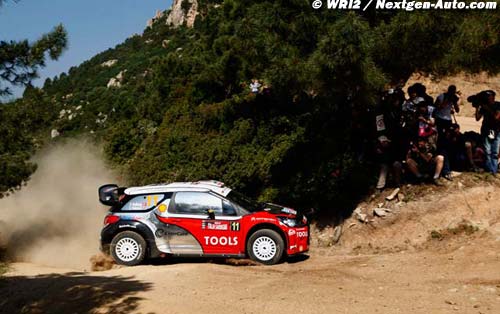 Solberg 2nd after day one in Sardinia