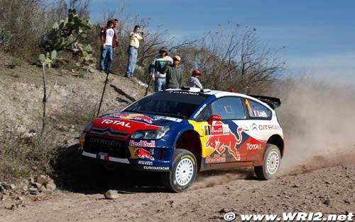 Sébastien Loeb hits the front!