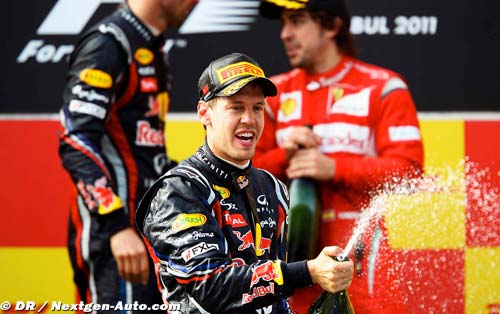 No Turkish champagne for underage Vettel