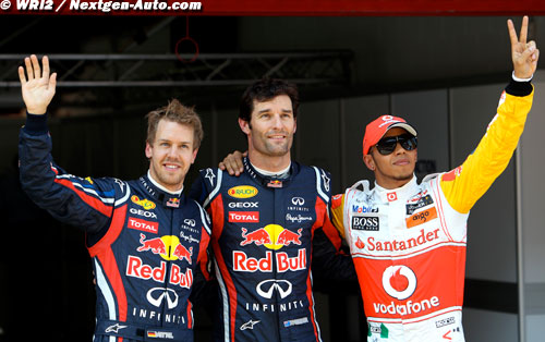 Webber takes first pole of the season