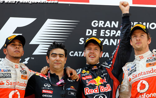 Vettel wins in Catalunya !
