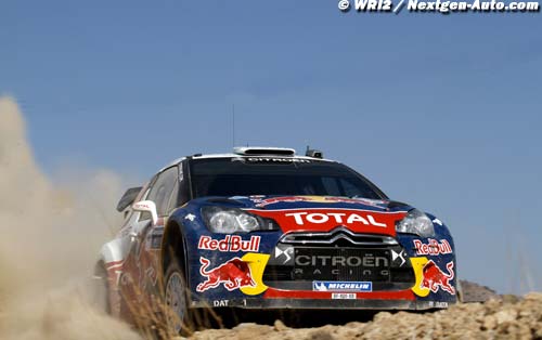 Les Citroën DS3 WRC bien placées