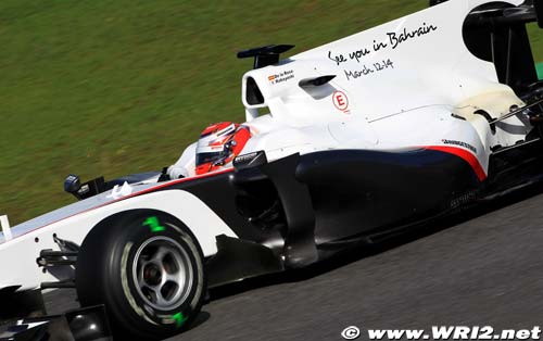 Kobayashi vise le podium avec Sauber
