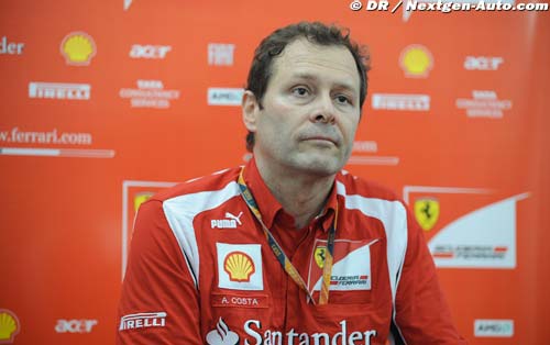 Ferrari : Costa relégué au département