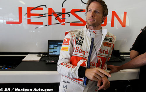 Jenson Button pense à la victoire