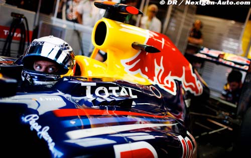 Vettel cool as blown exhaust ban looms