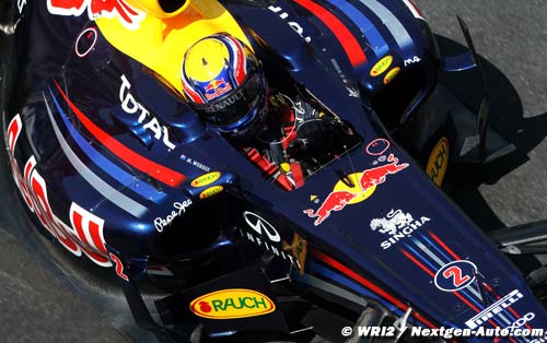 Webber sets the pace at Valencia