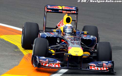 Vettel puts Red Bull on top