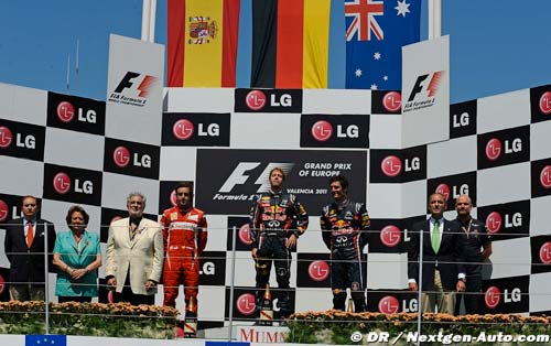 Vettel wins European Grand Prix