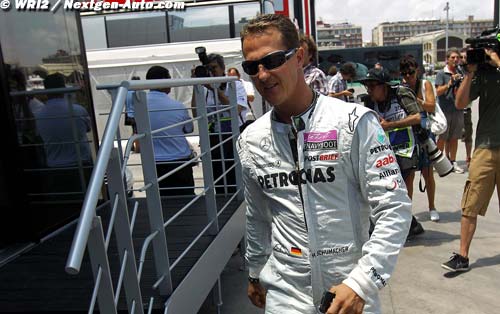 Schumacher must trigger 2012 contract