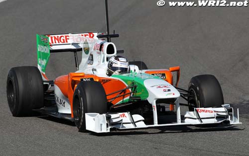 Sutil fastest in Free practice 1
