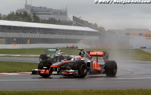 Button espère de la pluie à Silverstone