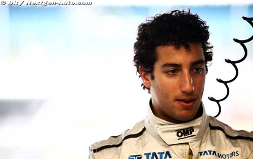 Ricciardo en vue d'un baquet (…)