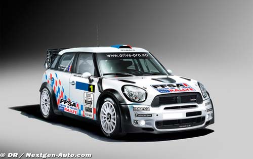 Campana avec une Mini WRC en Allemagne