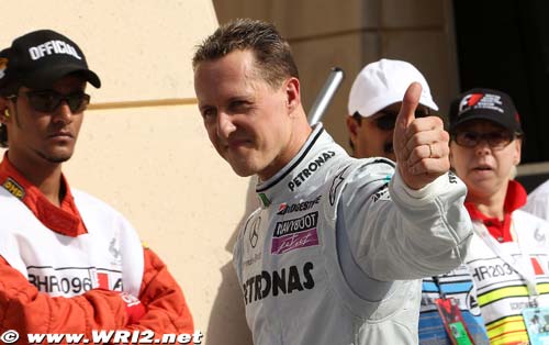 Schumacher proud of comeback race