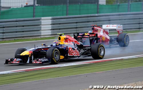 Mark Webber est le roi du dépassement