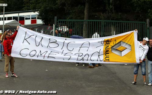 Kubica a subi une dernière opération