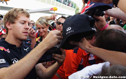 Vettel revives winning 'smiley