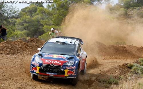 Ogier was pushing prior to costly spin
