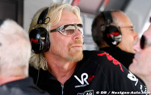Branson souhaite voir Virgin Racing (…)