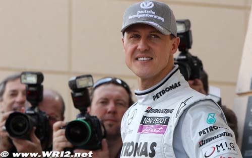 Lauda remet un bon bulletin à Schumacher