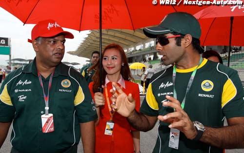 Chandhok se voit au départ du GP (…)