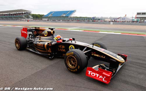 GP2 champion Romain Grosjean tests (...)