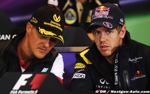 Schumacher : Vettel aura la vie (…)
