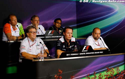 Singapore GP - Friday press conference