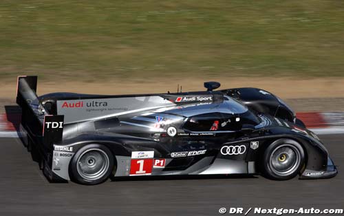 Petit Le Mans, Test : Dumas (Audi (...)