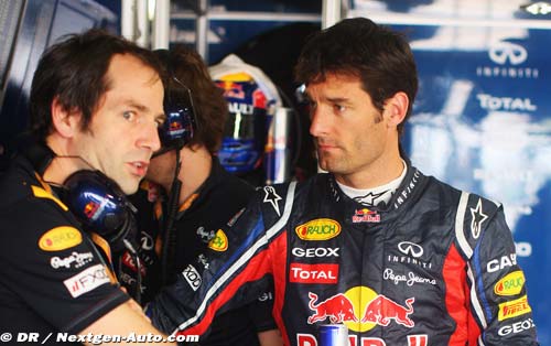 Red Bull espère que Webber en gagnera au