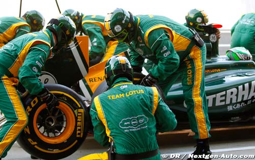 Team Lotus prépare son déménagement