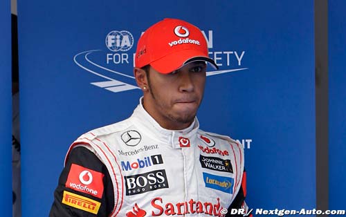 La mauvaise humeur de Lewis Hamilton
