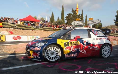 Loeb gagne le rallye d'Espagne