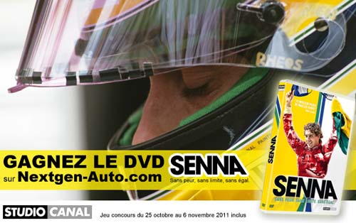 Jeu concours DVD Senna sur Nextgen-Auto.