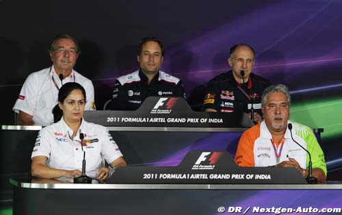 Indian GP - Friday press conference