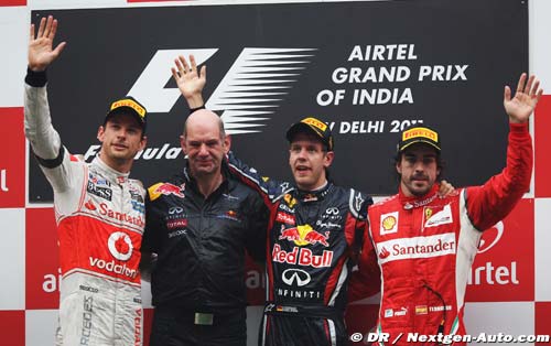 Vettel wins inaugural Indian GP