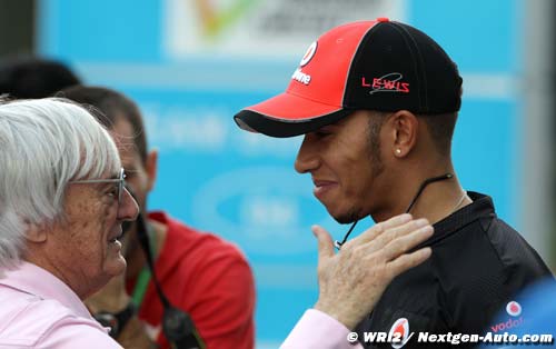 Bernie croit en Lewis Hamilton